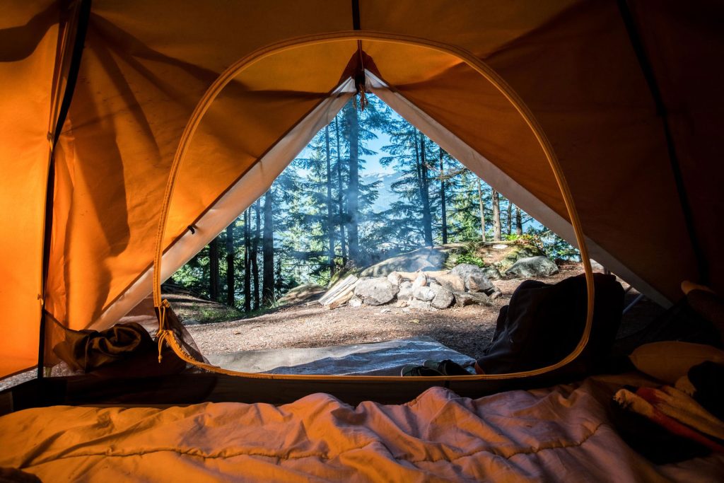 dormire in tenda